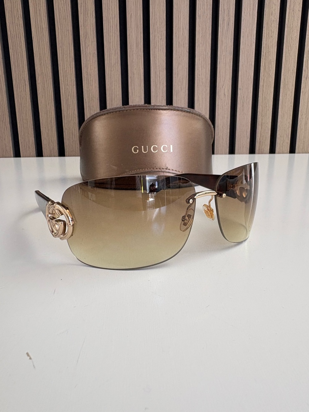 Auth VTG Y2K GUCCI Sunglasses GG 2833/S